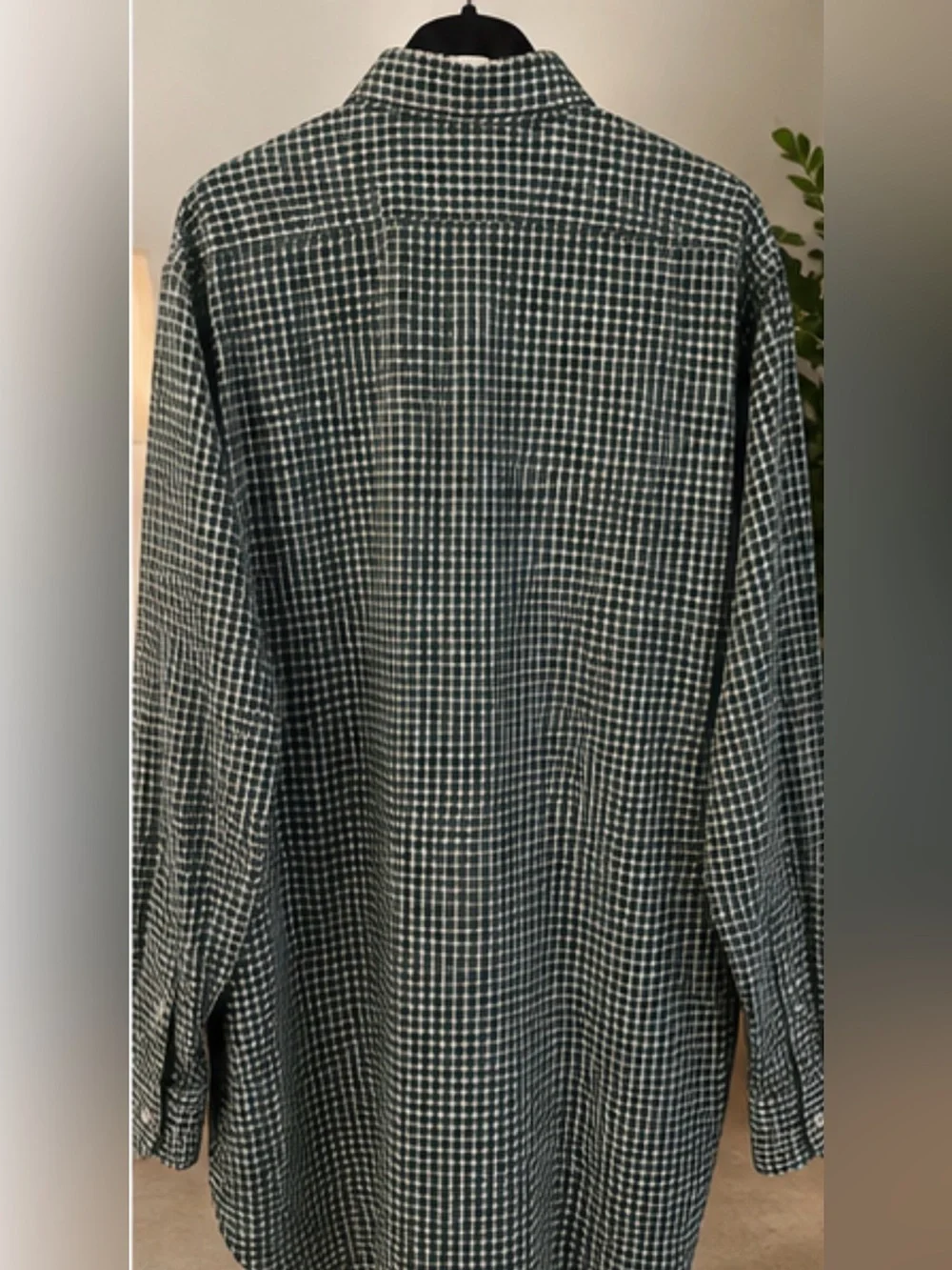Polo by Ralph Lauren Green and White Gingham Button-Down Shirt